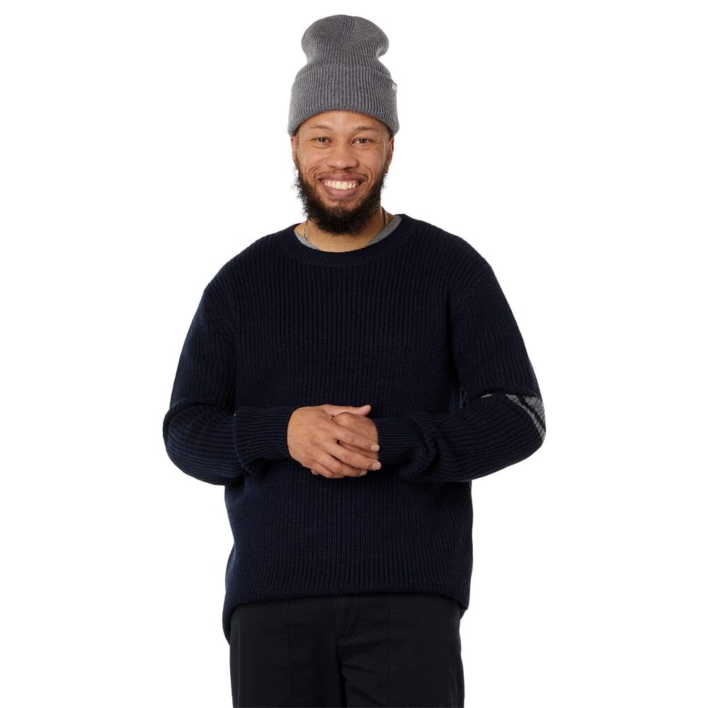 LABEL Go-to Sweater Navy/Light Grey MD